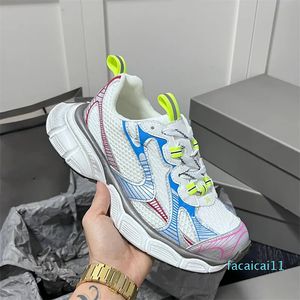 Sneakers Designer Runner Schuhe Frauen Herren lässige Schuhe Track 3 3.0 Luxus -Trainer Dreier schwarz weiße Turnschuhe mit echtem Lederpaar Spielplatz