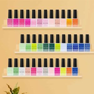 Nail Gel 3 Piece Acrylic Polish Organizer Rack Wall Mounted Essential oil Display Stand Alcohol ink Paint Storage Holder Q240507