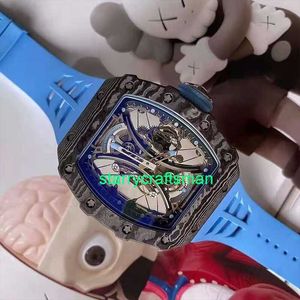 RM Luxury Watches Mechanical Watch Mills Men's Watch Limited Edition Tourbillon Full Hollow 44.50 x 49.94 Manual Rm53-01 Polo stLB