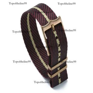 Premium Nato 20mm 22mm Replacement Bracelet Strap Adjustable Nylon Watch Band Single Pass Original edition