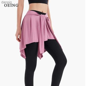 Gonne gonna una gonna sportiva da tennis multicolore unif fitness corta asciugatura rapida traspirante da ginnastica da ginnastica skort y240508