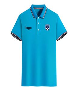 FC Girondins de Bordeaux Summer Men039s Slim Fit Golf Polo Tshirt krótkie rękawowe polo Casual T Shirt Sportswear9157427