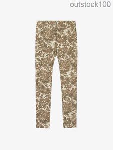 Top Level Buurberlyes Designer Pants for Women Men Spring/summer Old Flower Weaving Ribbon Bottom Straight Leg Mens Pants Casual Pants with Original Logo