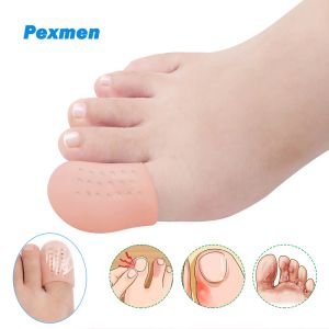 Tool Pexmen 2/4Pcs Gel Toe Protectors Toe Caps Prevent Pain Relief for Corns Blisters and Ingrown Toenails Big Toe Covers
