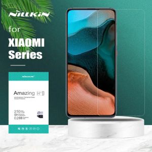 Protetores nillkin para xiaomi poco x5 x4 f5 f4 f3 mi 13t 13 12t 11t 10t Pro 5g Protetor de tela de vidro temperado para Redmi Note 12 11 10 Pro