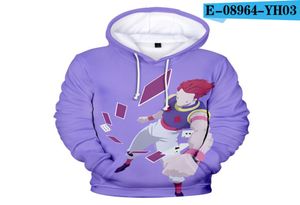Modedesign hunter x hunter hisoka 3d tryckta hoodies mode av hög kvalitet topps hoodie tröja långärmade tecknade kläder y8588183