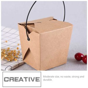 Disposable Dinnerware Paper box food delivery paper fried Chinese chicken disposable French lunch to container fries baked packaging Q2405076