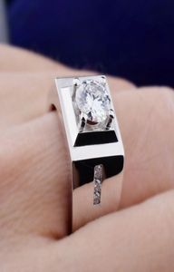 Mossan stone ring male 18K platinum Dcolor diamond ring excellent white atmosphere of the classic business authentic male ring6060782