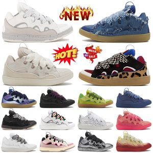 Top Fashion OG Original Extraordinary Designer Curb Shoes Luxury Womens Mens Calfskin Rubber Nappa Trainers Low OG Original Hightops Suede Flat Bottoms Sneakers