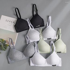 Bras Women Fitness Yoga Top Deep V Bra Triangle Cup Bralette Boneless Sports Seamless Push Up Women's Tube Crop