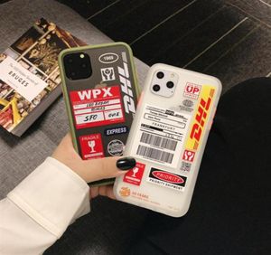 DHL Express Flugzeug Soft Telefonkoffer für iPhone 12 Mini 11 Pro x XR XS MAX 8 7 plus matte TPU -Rückseite für Huawei Mate 30 P30 P30 P261R9802754