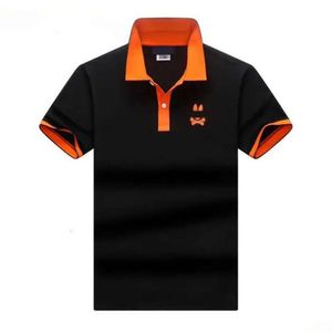 Designer masculino Novo coelhinho psicológico Polo Polo Casual Bunnys Camiseta Moda Summer Slim Skull Rabbit PRIM