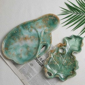 Jewelry Tray Creative Tray Sile Mold Gypsum Ceramic Plate Jewelry Plate DIY Cement Resin Mold Jewelry Storage Tray Home Decoration Craft