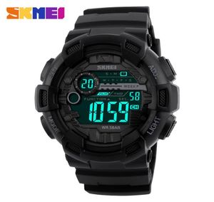 Skmei Men Sports Watch Fashion Chronos Countdown Men039S Waterproof Led Digital Watch Man Militärklocka Relogio Masculino7990983