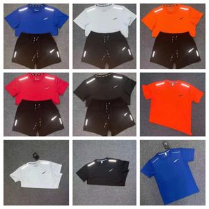 24 Mens Rastreos Tech cenografia de designer camisetas shorts shorts de duas peças terno de fitness feminino impressão de secagem rápida e corredor de camiseta de basquete esportivo respirável