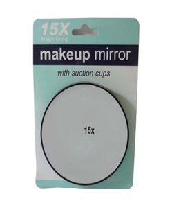 15x10x5x 3x powiększanie lustra Ssać kubek makijaż kompaktowy kosmetyczny pielęgnacja twarzy ogolona 8256090