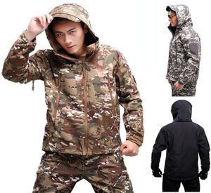 Tactical Jacket Multicam Hiking Hunting Camping Softshell Clothes Waterproof Camouflage Men Windproof Climbing Cs Coats2542612