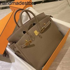 Warehouse Handbag Platinum French Limited Edition Counter Special Offer Store 2024-996 Bag Handbag Handmade Genuine Leather