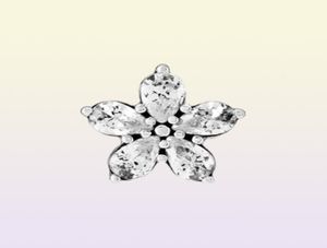 New Arrival Authentic 925 Sterling Silver Sparkling Snowflake Stud Earrings Fashion Earrings Jewelry Accessories For Women Gift9553651