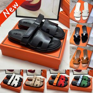 Designer tofflor för kvinnor chypre glider sandaler klassiker sommarstrand sandal kvinnors toffel vit orange svart brun blå röd lyxig platt gummi flip flops