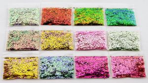 Tırnak parıltı 10GBAG Mix Boyut 3mm 4mm 5mm Dört Noktalı Stars Chameleon Holografik Yıldız Polonya Dekor Sequins CPD102652842344