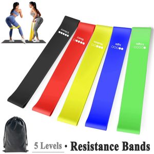 Banda de resistência bandas de exercícios Men Women Elastic para treinar Bodybuilding Sports Rubber for Fitness Gym Yoga Workout 240423