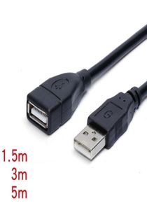 USB 20 Erkek - Kadın USB Kablosu 15m 3M 5m Genişletici Kablo Teli Süper Hız Veri Senkronizasyon Kablosu PC Dizüstü Klavyesi Drops1046354773