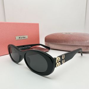 MUMU smv06Z sunglasses high quality luxury designer oval frame Eyewear miumu brand same style glasses with original box