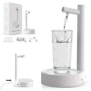 Desktop Water Bottle Dispenser Automatisk smart elektrisk vattendispensers för 5 gallon universella flaskor USB -laddning 7 nivåer 240507