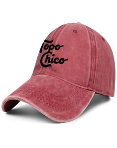 Topo Chico Mineral Water Soda Water Water Denim Baseball Cap Custom Cool Team Стильные шляпы Винтажные старые белые мраморные американские флаг 9187452