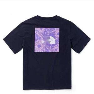 노스 티셔츠 페이스 디자이너 티 럭셔리 패션 편지 인쇄 남성 Tshirts 여름 순수면 짧은 슬리브 느슨한 유행의 다목적 캐주얼 커플 Tshirt