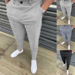 Dżinsy męskie męskie spodnie Formal Social Street Clothing Pencil Spodni Męskie Biuro Business Personel Wedding Pants Pants Hot Serfing J240507