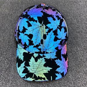 Ballkappen Männer Frauen farbenfrohe reflektierende Hut Hip Hop High Street Baseball Mütze reflektieren leichte Harajuku Gorras Para Hombres