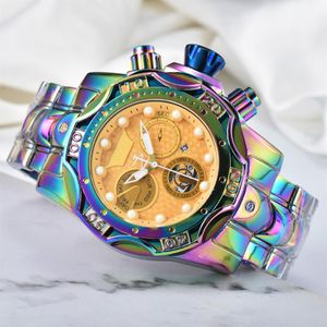Роскошный дизайнер смотрит модные высококачественные многофункциональные красочные часы мужская и женская кварцевая роскошная часы 284U