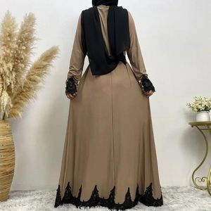Этническая одежда с длинным рукавом платье для женщин для женщин Дубай Абаяс Партия Африка Элегантная Турция Мусульманская Вышивка Макси