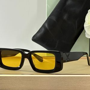 Óculos de sol retangulares de designer com estrutura de acetato e lentes de poliamida logotipo moda retro clássico OE 016 óculos de sol neutros com embalagens dedicadas