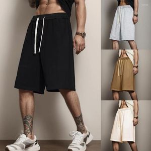 Shorts Shorts Summer Casual Men Pocket traspirante Solido pantaloni da jogging da basket Streetwear sciolto