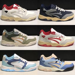 Top Shoes de basquete de maratona de maratona de fusões de gel de Nova York 2024 Designer Oatmeal Concreto Aço Navy Obsidiano Creme Creme Branco Ivy Black Outdoor Trail Sneakers Tamanho 36-45