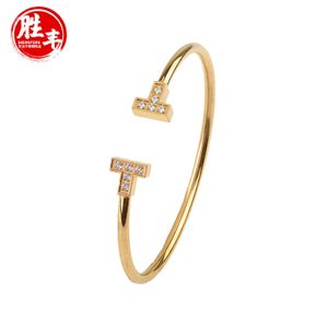 Noble and elegant bracelet popular gift choice Jewelry Style Fashion Double Embedding Versatile Light Luxury with common tifanly