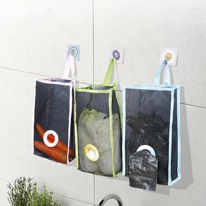 Depolama Çantaları 1 PCS Çöp Çanta Mutfak Çöp Organizatör Plastik Tutucu Düzenleme Asma Atık Toplama Paketi