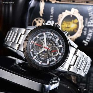 2024 Tasarımcı Tag Heur Sıcak Satış Montre Orijinal Etiketler Heuer Carrera Chronograph Watch Tourbillon İskelet Dial Tasarımcı İzler Yüksek Kaliteli Erkek 351