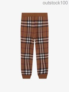 Top Level Buurberlyes Designer Pants for Women Men Classic Plaid Drawstring Mens Minimalist Casual Pants for Autumn Winter with Original Logo