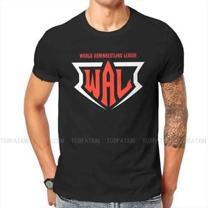 Men's T-Shirts WrestlNewest TShirt for Men WAL Round Collar Pure Cotton T Shirt Distinctive Birthday Gifts Tops 2024 J240506