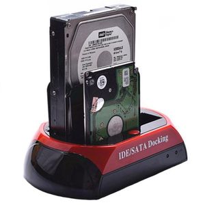 25Quot 35quot 2 SATA 1 IDE HDD Hard Disk Dysk Twin Docking Station Usb Czytnik Huba Zewnętrzna obudowa HDD 2784520