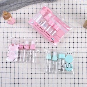 Storage Bottles Face Cream Pot Lotion Empty Refillable Bottle Makeup Kit Cosmetic Container Set Toiletry Pump Spray