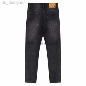 Herr jeans designer rak style street kläder smala passform jeans broderi mönster jeans grossist jeans denim byxor mens jeans designer jeans