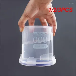 Storage Bottles 1/2/3PCS Food Box Sealed Plastic Cereal Candy Dried Jars With Lid Fridge Tank Containers Household Item Kitchen