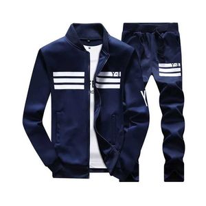 Tracce da uomo autunno autunno pista e campeggio da uomo abiti casual sovradimensionati set da camicia da baseball set maschile sportswear plus size tuge più sizel2405