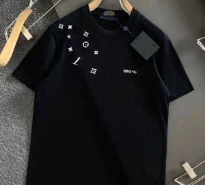Hot Sell Top European och American Designer Tryckt Top T-shirt Högkvalitativ bomull COMON CHORT SLEEVE Luxury Hip Hop Street Clothing T-shirt