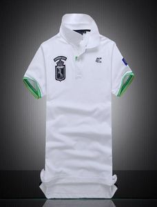 2023 Poloshirt Katı Polos Gömlek Erkekler Lüks Polol Men039S POLO Nakışla At Topu Amblem Lüks Tasarımcı Erkek Su9247264